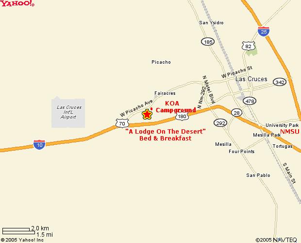 Las Cruces Map